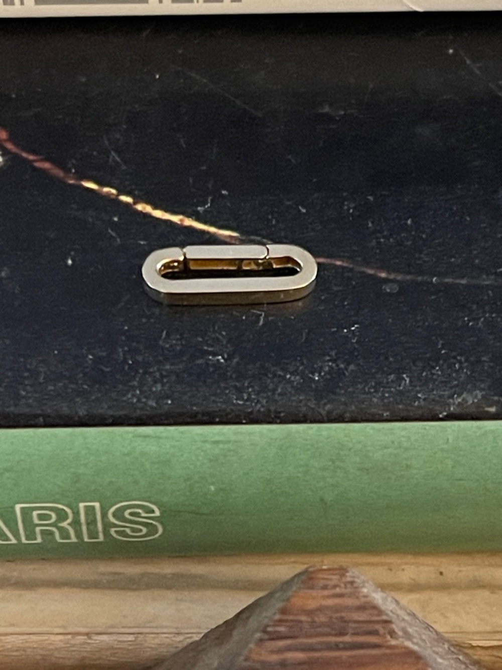 14k Oval Snap Lock - Picture 6 of 6